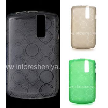 Силиконовый чехол уплотненный с рисунком «Кольца» для BlackBerry 8300/8310/8320 Curve