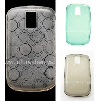 Silicone Case packed with pattern "Rings" for BlackBerry 9000 Bold