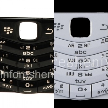 Russian keyboard BlackBerry 9105 Pearl 3G (engraving)