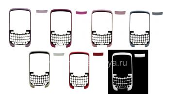 BlackBerry 9300 কার্ভ জন্য রঙ বাটালি ইত্যাদির ঢালযুক্ত ফলা