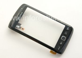 Тач-скрин (Touchscreen) в сборке с передней панелью для BlackBerry 9850/9860 Torch