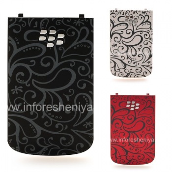 Capot arrière Exclusive "ornement" pour BlackBerry 9900/9930 Bold tactile