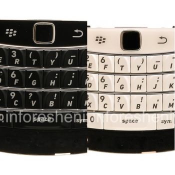 বোর্ড এবং BlackBerry 9900 / 9930 Bold টাচ জন্য ট্র্যাকপ্যাড সঙ্গে মূল ইংরেজি কীবোর্ড সমাবেশ