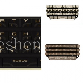El teclado original Inglés para BlackBerry P'9981 Porsche Design