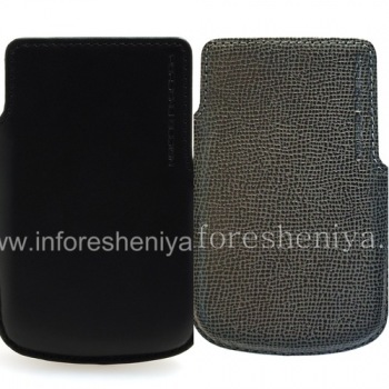 Asli Leather Case-saku P'3300 Kulit Pocket untuk BlackBerry P\