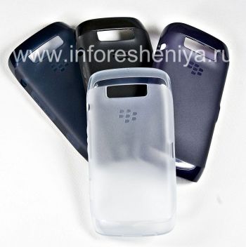 মূল সিলিকন ক্ষেত্রে BlackBerry 9850 / 9860 Torch জন্য নরম শেল কেস নামমুদ্রাম্কিত