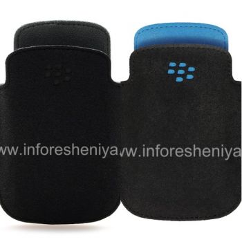 原布盖口袋超细纤维袋袖珍为BlackBerry 9320 / 9220曲线