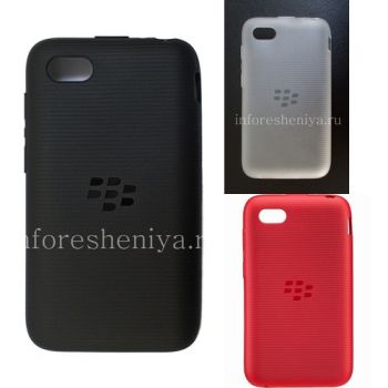 Оригинальный силиконовый чехол уплотненный Soft Shell Case для BlackBerry Q5