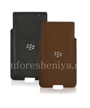 Asli Leather Case-saku Kulit Pocket untuk BlackBerry Priv