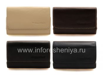 Asli Leather Case Bag Premium Kulit Folio untuk BlackBerry