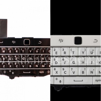 Die ursprüngliche englische Tastatureinheit mit dem Vorstand und dem Trackpad für Blackberry Classic