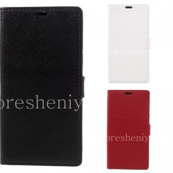 Leather Case horizontal opening "Classic" for BlackBerry DTEK60