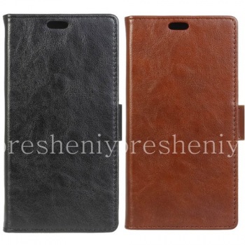 Horizontal Leather Case for the opening Casual BlackBerry DTEK60