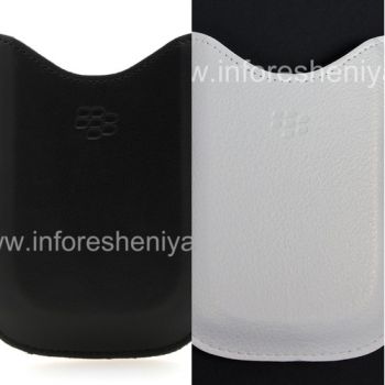 Asli Leather Case-saku Kulit Pocket Kasus untuk BlackBerry 9000 Bold