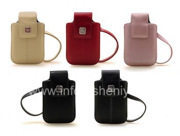 Оригинальный кожаный чехол-сумка Leather Tote для BlackBerry
