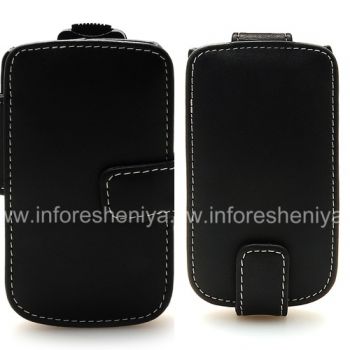 Фирменный кожаный чехол ручной работы Monaco Flip/Book Type Leather Case для BlackBerry 9800/9810 Torch