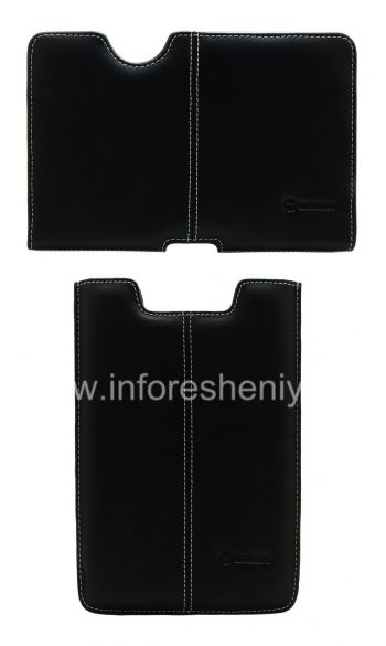 Signature Leather Case-saku buatan tangan Monaco Vertikal / Horisontal Pouch Jenis Kulit Kasus untuk BlackBerry PlayBook