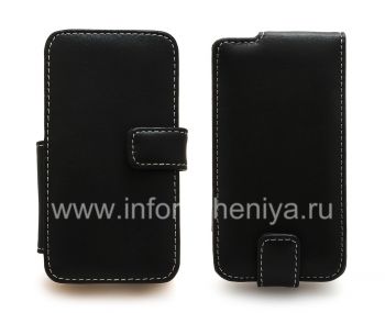 Фирменный кожаный чехол ручной работы Monaco Flip/Book Type Leather Case для BlackBerry Z10