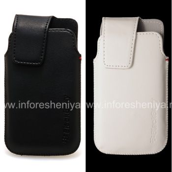 Leather case with clip for BlackBerry Z10 / 9982