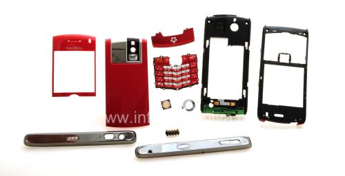 Photogallery for Kasus asli untuk BlackBerry 8100 Pearl, merah product