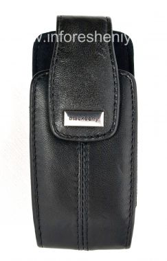 Купить Оригинальный кожаный чехол с клипсой и металлической биркой Lambskin Leather Swivel Holster для BlackBerry 8100/8110/8120 Pearl