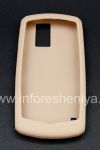 Photo 2 — Original Silicone Case for BlackBerry 8100 Pearl, Gold Pale (Pale Gold)