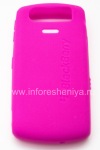 Фотография 1 — Оригинальный силиконовый чехол для BlackBerry 8110/8120/8130 Pearl, Фуксия (Dark Magenta, Hot Pink)