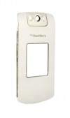 Photo 4 — Ngaphambili panel izindlu original for BlackBerry 8220 Pearl Flip, silver