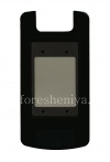 Фотография 2 — Передняя панель оригинального корпуса без металлической части для BlackBerry 8220 Pearl Flip, Черный