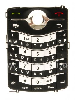 原来的英文键盘BlackBerry 8220 Pearl翻转, 黑