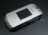 Photo 3 — External and internal LCD screens in the assembly with the middle part of housing for BlackBerry 8220/8230 Pearl Flip, Silver