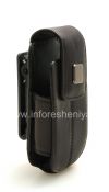 Фотография 4 — Оригинальный кожаный чехол с клипсой с металлической биркой Leather Swivel Holster для BlackBerry 8220 Pearl Flip, Коричневый (Espresso)