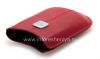 Photo 5 — The original leather case with a metal tag Leather Pocket for BlackBerry 8220 Pearl Flip, Merlot
