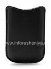 Photo 2 — Case-poche en cuir d'origine Cuir Synthétique Pocket BlackBerry 8220 Pearl flip, Noir (Black)