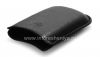 Photo 5 — Leather Case-bolsillo de piel sintética de bolsillo BlackBerry tirón 8220 Pearl, Negro (Negro)