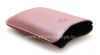 Photo 5 — Asli Leather Case-saku Synthetic Leather Pocket BlackBerry 8220 Pearl Balik, Merah muda (pink)
