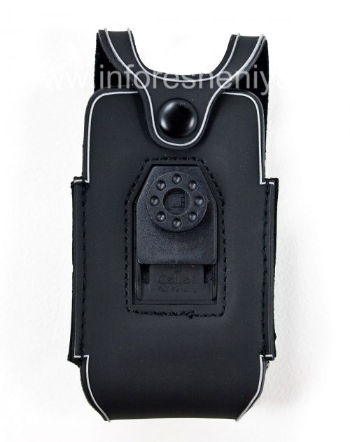 Галерея фотографий товара Фирменный силиконовый чехол с клипсой Cellet Stingray Case для BlackBerry 8200 Pearl Flip, Черный
