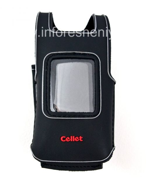 Галерея фотографий товара Фирменный силиконовый чехол с клипсой Cellet Stingray Case для BlackBerry 8200 Pearl Flip, Черный