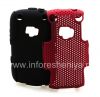 Photo 3 — La cubierta resistente perforado para BlackBerry Curve 9320/9220, Negro / Rojo