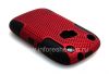 Фотография 7 — Чехол повышенной прочности перфорированный для BlackBerry 9320/9220 Curve, Черный/Красный