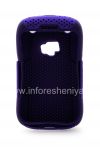 Фотография 2 — Чехол повышенной прочности перфорированный для BlackBerry 9320/9220 Curve, Синий/Синий