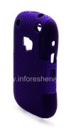 Фотография 4 — Чехол повышенной прочности перфорированный для BlackBerry 9320/9220 Curve, Синий/Синий
