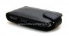 Фотография 8 — Кожаный чехол с вертикально открывающейся крышкой для BlackBerry 9320/9220 Curve, Черный с мелкой текстурой