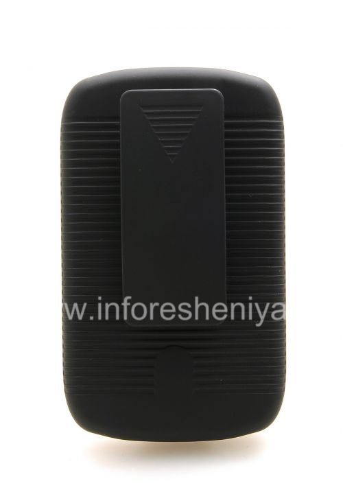Галерея фотографий товара Пластиковый чехол + кобура для BlackBerry 9320/9220 Curve, Черный