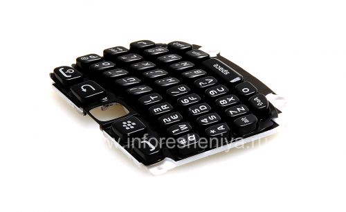Photogallery for Le clavier original en anglais avec un substrat pour le BlackBerry Curve 9320/9220, noir product