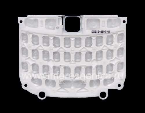 Photogallery for Le clavier original en anglais avec un substrat pour le BlackBerry Curve 9320/9220, blanc product