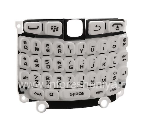 Photogallery for Le clavier original en anglais avec un substrat pour le BlackBerry Curve 9320/9220, blanc product
