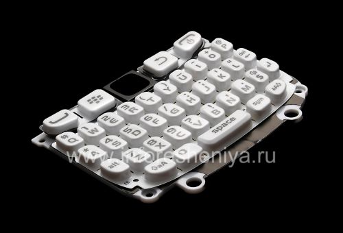 Photogallery for Le clavier original en anglais avec un substrat pour le BlackBerry Curve 9320/9220, blanc product