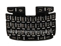 Keyboard Rusia BlackBerry 9320 / 9220 Curve (ukiran), hitam