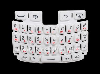 Buy Blanca del teclado ruso para BlackBerry Curve 9320/9220